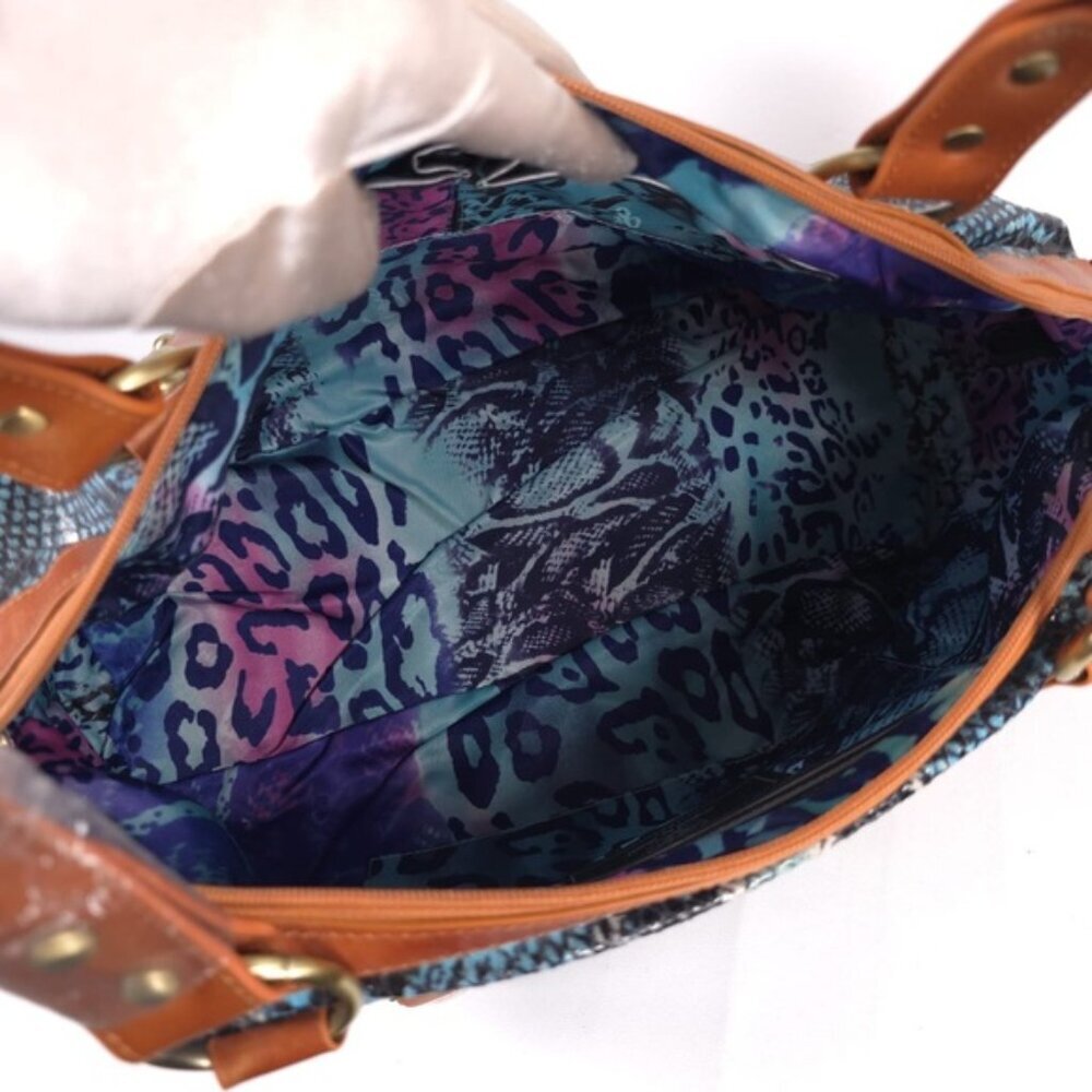 NWT‎ Original by Sharif 1827 Handbag Leather Hand Painted Susanna Lunden Art - Picture 13 of 16